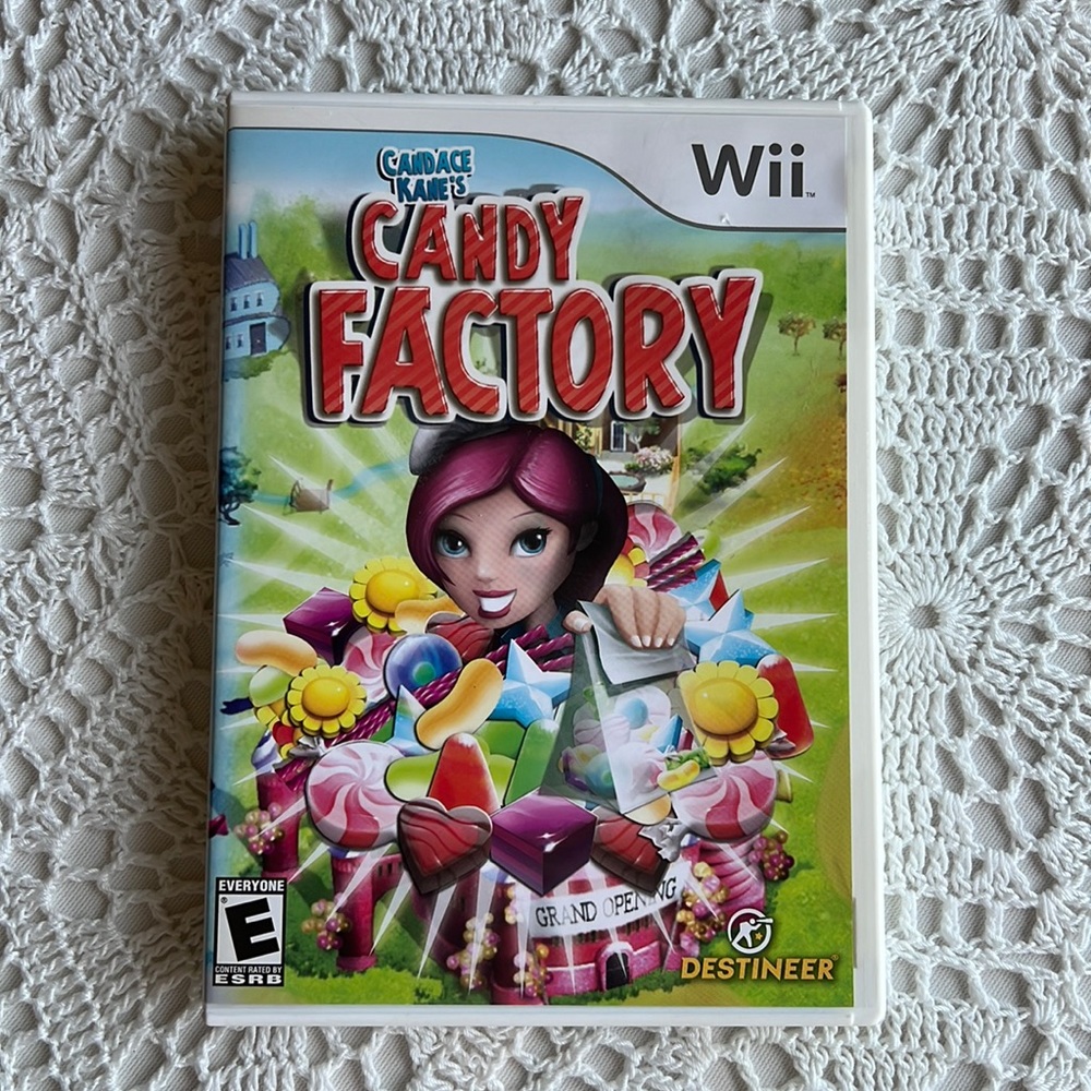 Wii Candy Factory - Candy-Themed Puzzle Game (White)